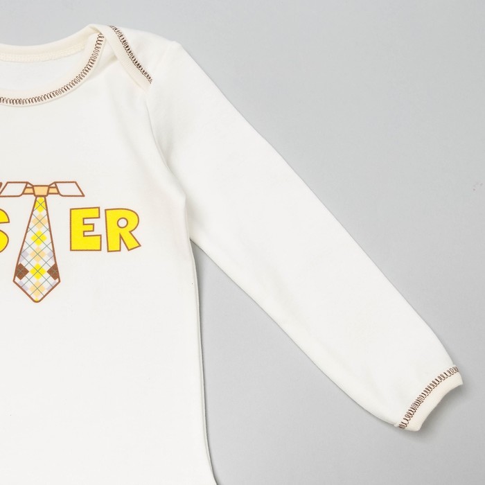 Пижама для мальчика "Little Mister", рост 86 см, цвет молочный 821-011_М