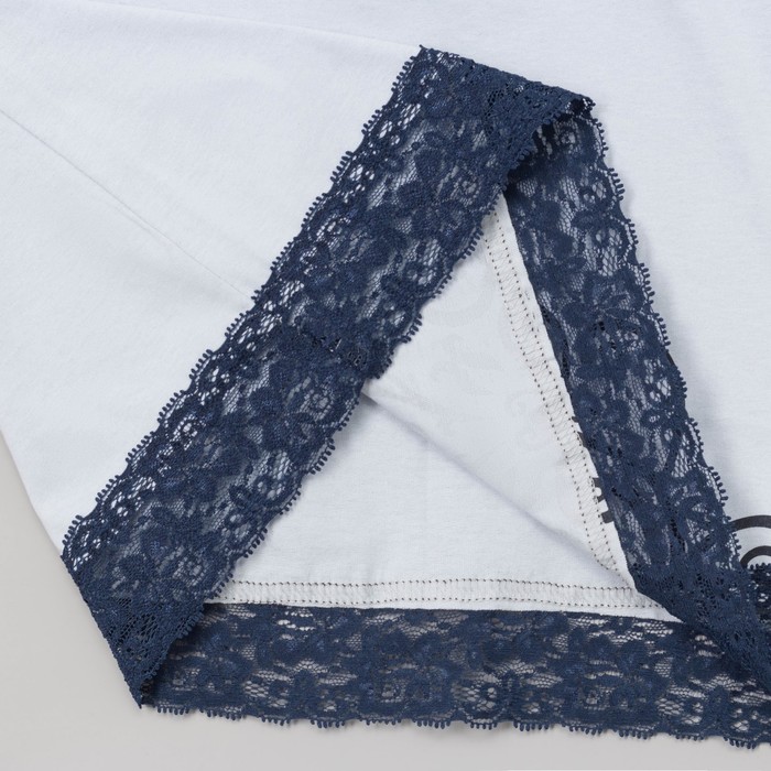 Пижама женская (футболка, брюки) Гжель-2 цвет серый р-р 48