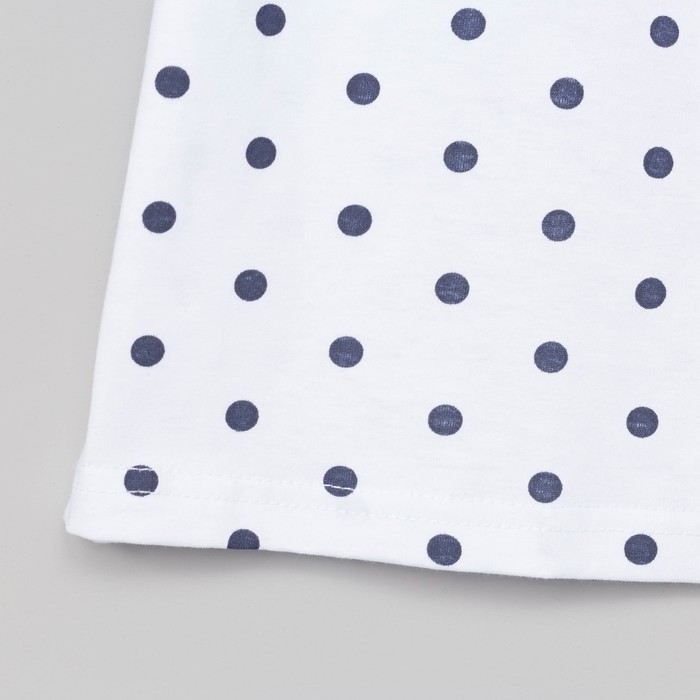 Пижама женская (футболка, шорты) Авантюра-2 цвет бело-чернильный, р-р 46