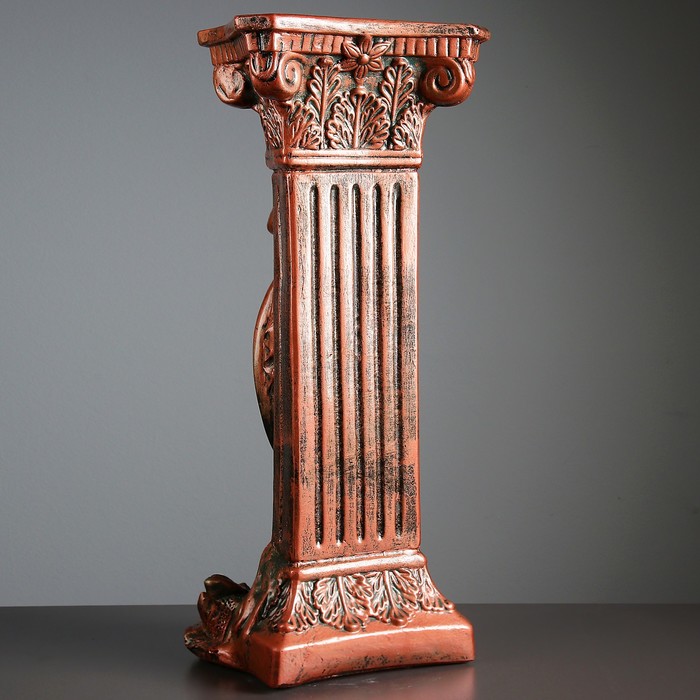 Колонна "С девушкой" медь 65см