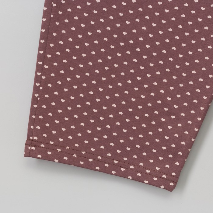 Комплект женский (туника, бриджи) Сердечко-2 цвет бежевый, р-р 50