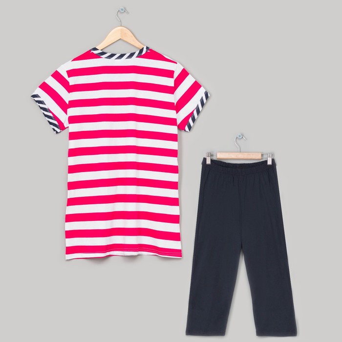 Комплект женский (туника, бриджи) Ялта-2 цвет малиновый, р-р 60