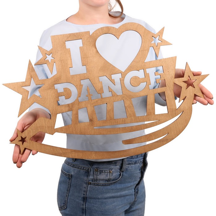 Медальница большая &quot;I love dance&quot;
