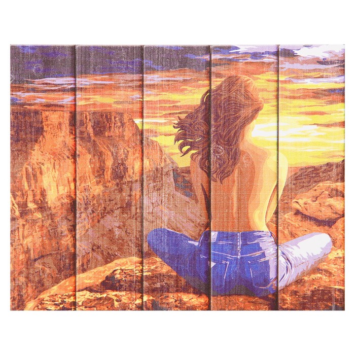 Арт по дереву "Гранд Каньон" 40х50 см