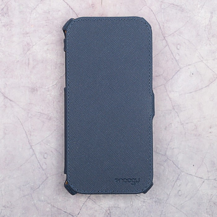 Чехол-книжка Snoogy для Samsung A5 (2017), иск. кожа, Синий