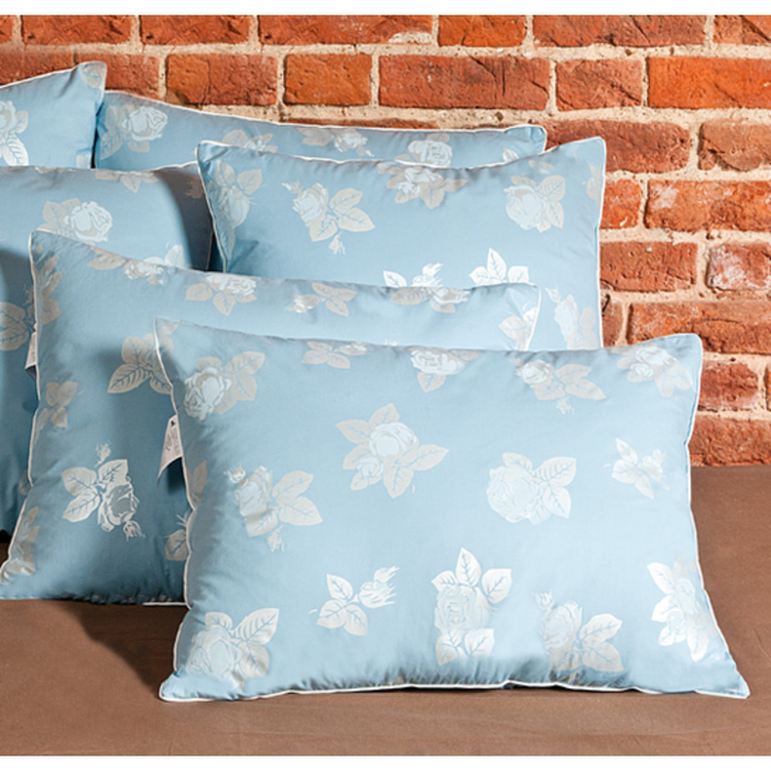 Подушка "Аракса", размер 60х60 см, тик, цвет голубой