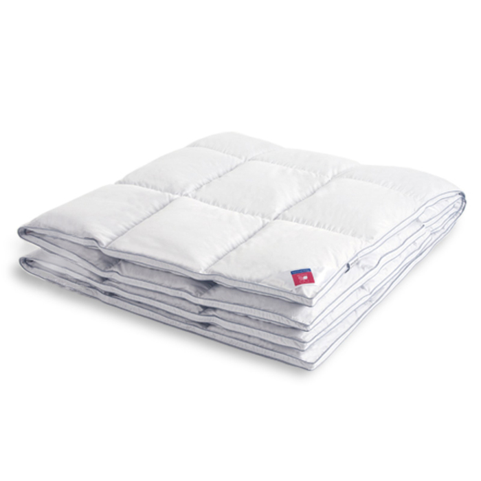 Одеяло тёплое "Лоретта", размер 140х205 см, сатин, белый