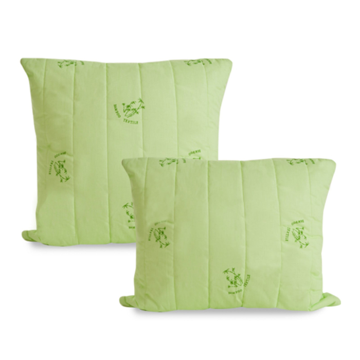 Подушка "Бамбук", размер 68х68 см, поплин, салатовый