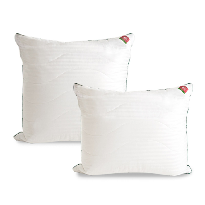 Подушка "Бамбоо", размер 68х68 см, сатин, белый