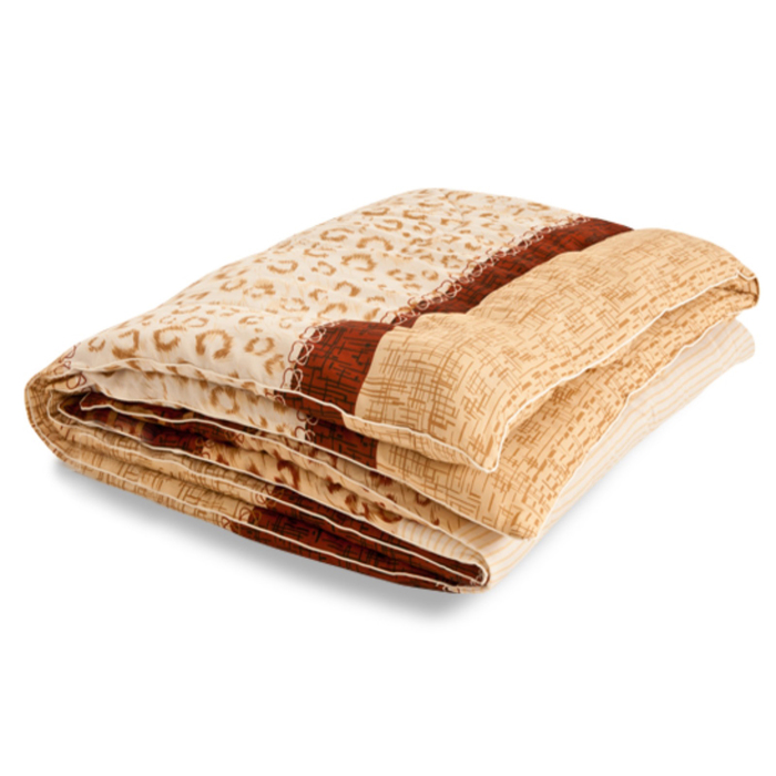 Одеяло тёплое "Золотое руно", размер 140х205 см, смесовая, микс