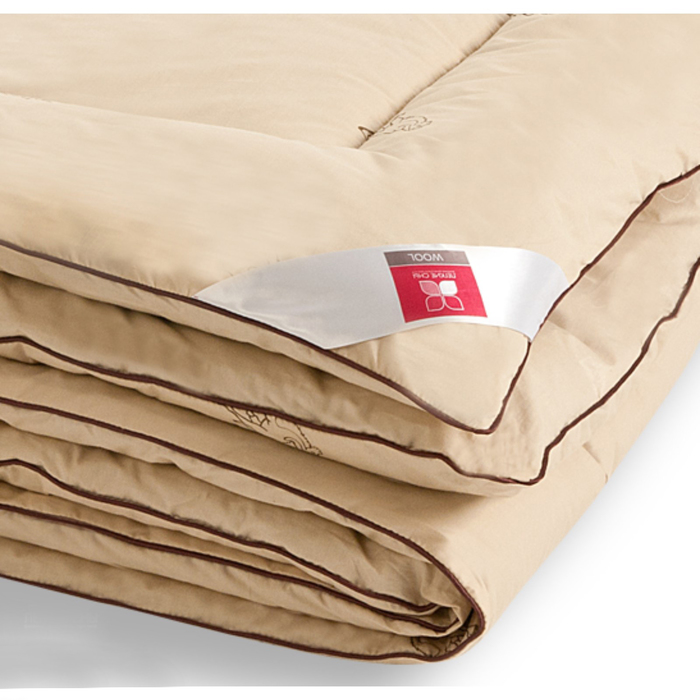 Одеяло тёплое "Верби", размер 172х205 см, тик, бежевый