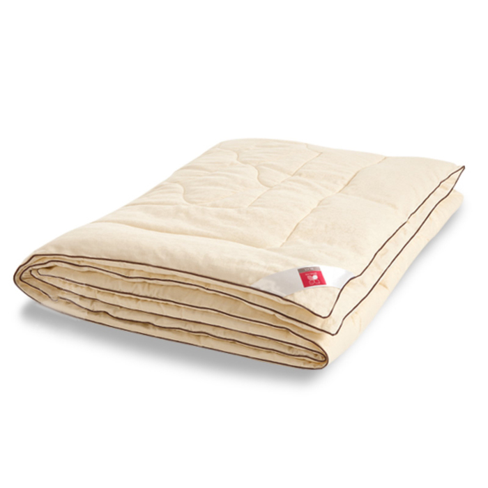 Одеяло лёгкое "Милана", размер 110х140 см, сатин, шампань