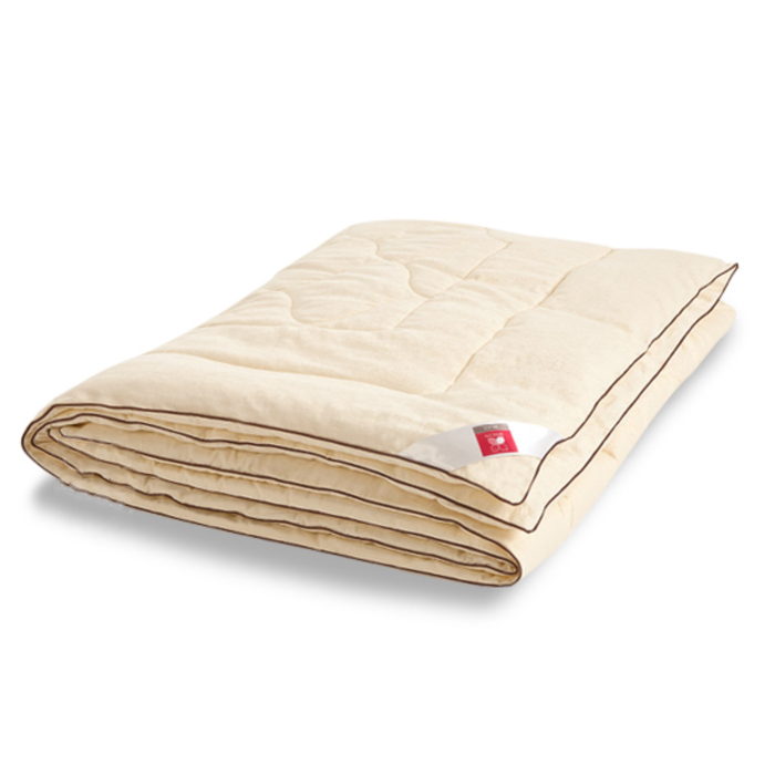 Одеяло лёгкое "Милана", размер 172х205 см, сатин, шампань