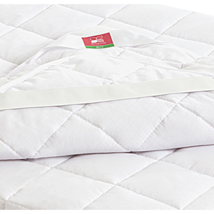 Наматрасник, размер 120х200 см, поплин, белый