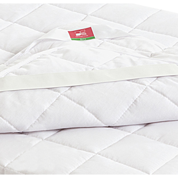 Наматрасник, размер 140х200 см, поплин, белый