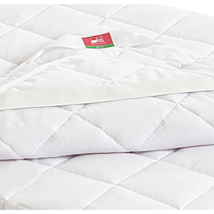 Наматрасник, размер 200х200 см, поплин, белый