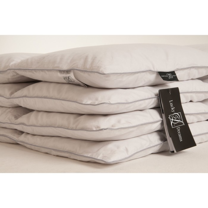 Одеяло тёплое Bliss, размер 172х205 см, батист, белый