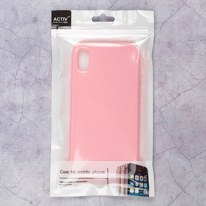 Чехол Activ Juicy для Apple iPhone X, розовый