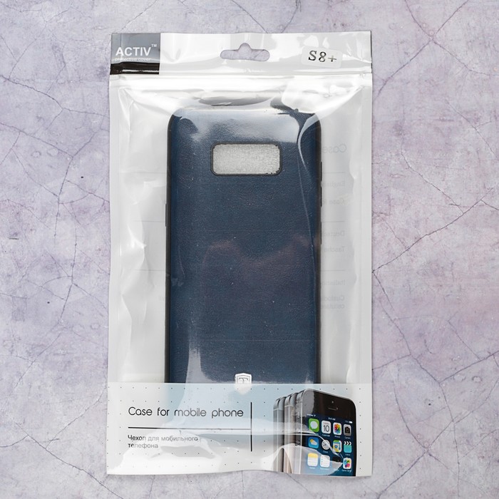 Чехол Activ T Leather SM-G955 для Samsung Galaxy S8 Plus, синий