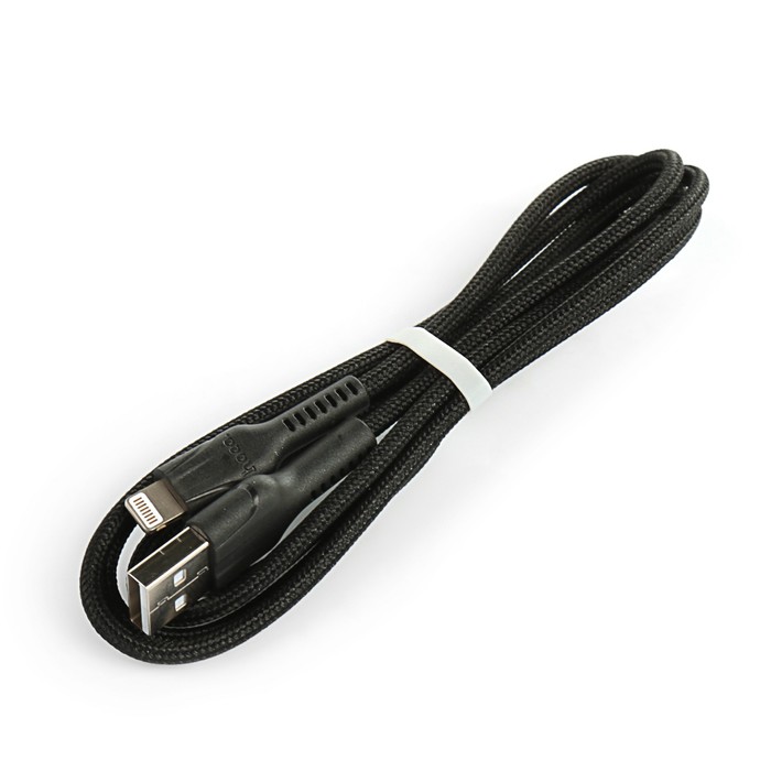 Провод для зарядки Hoco U31 Benay, USB Apple - lightning для iPhone 5, 1.2 м, черный