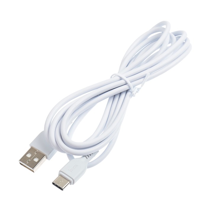 Провод для зарядки Hoco X20 Exotic Radiance, USB - Type-C, 2 м, белый
