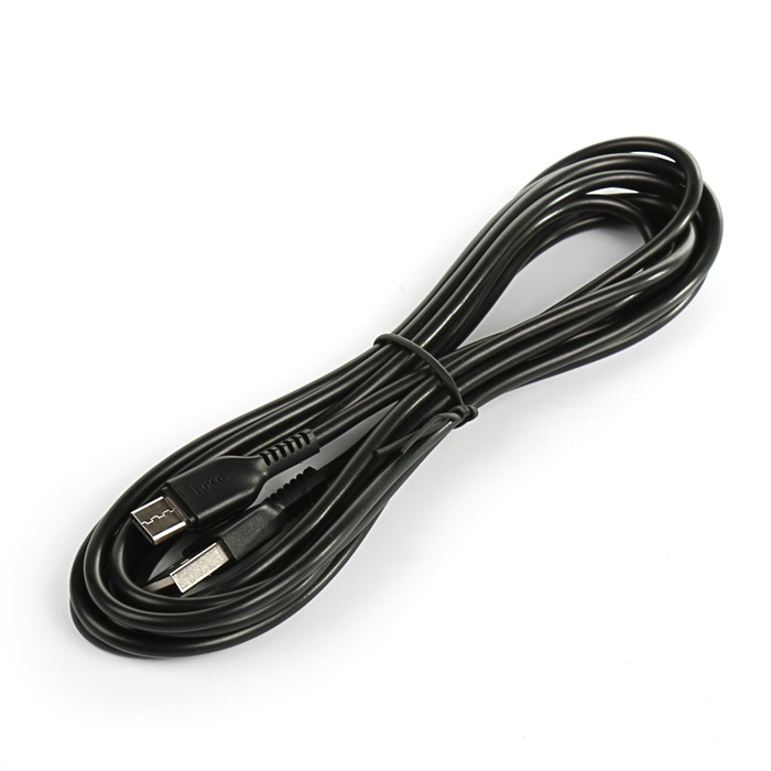 Провод для зарядки Hoco X20 Snow Storm, USB - Type-C, 3 м, черный