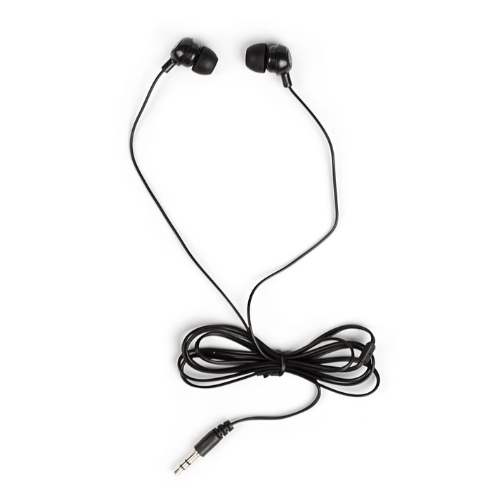 Наушники Glossar GSR-100, вкладыши вакуумные, черные