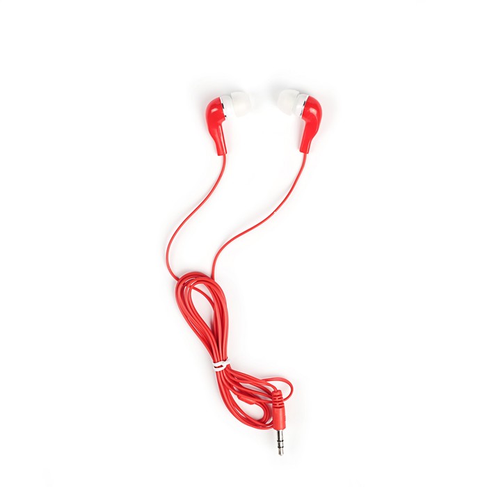 Наушники RockBox HRBX-400, вкладыши вакуумные, красные