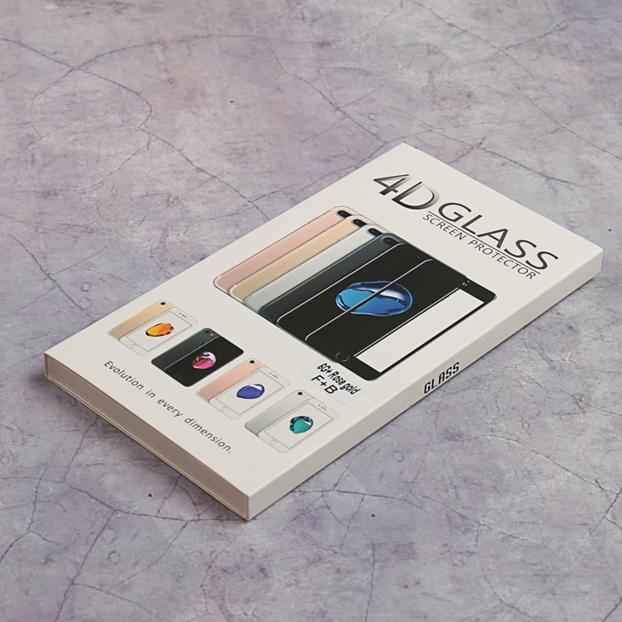 Защитное стекло Glass 3D с ультра-тонкой алюминиевой крышкой, Apple iPhone 6 Plus, розовое