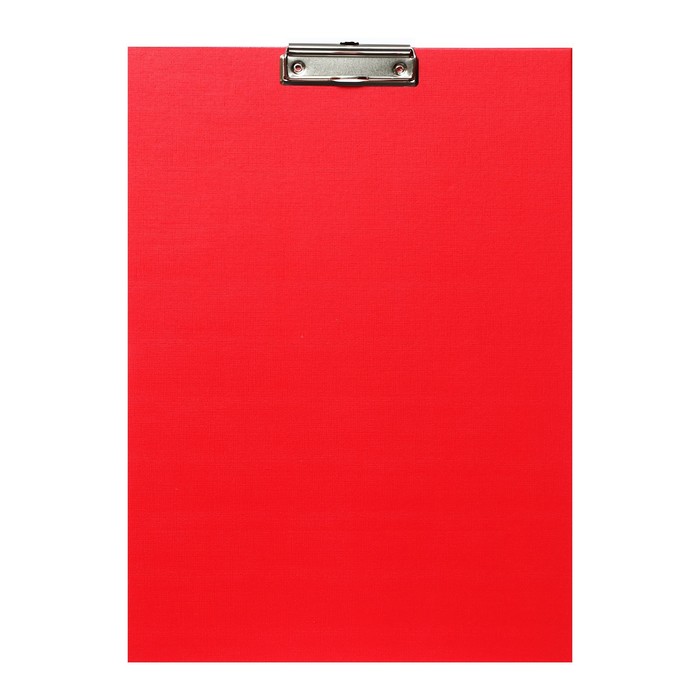 фото Планшет с зажимом а3, 420x300 мм канцбург, бумвинил, красный