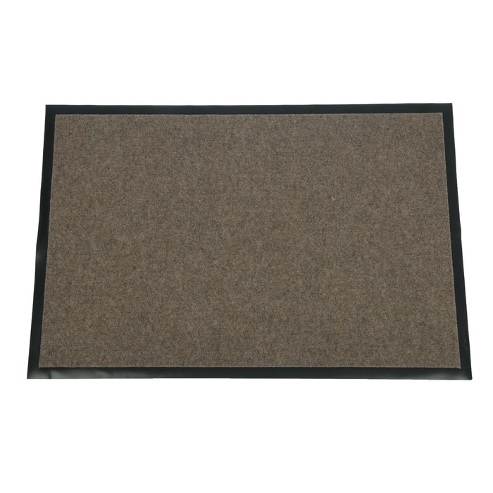 Коврик придверный, влаговпитывающий, цвет бежевый