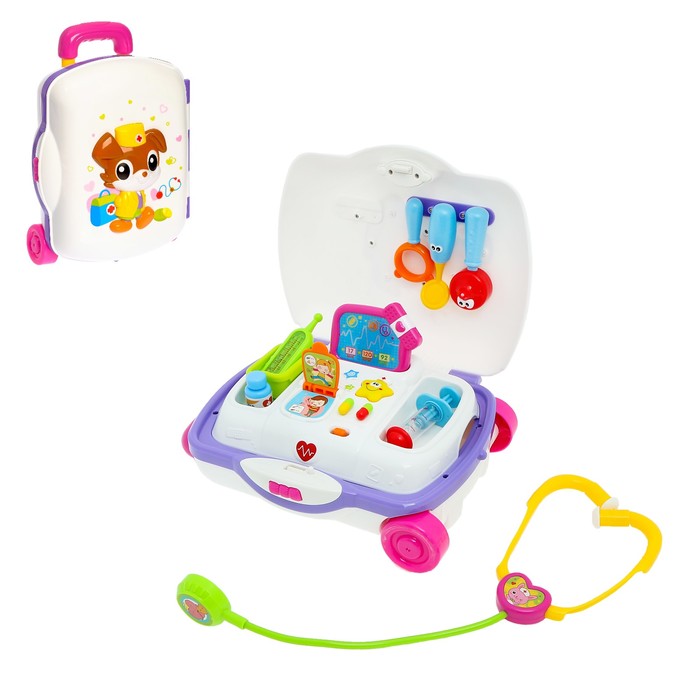 Набор доктора "Скорая помощь" в чемодане