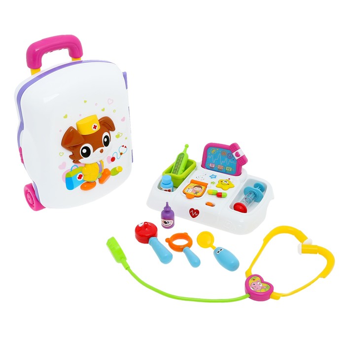 Набор доктора "Скорая помощь" в чемодане