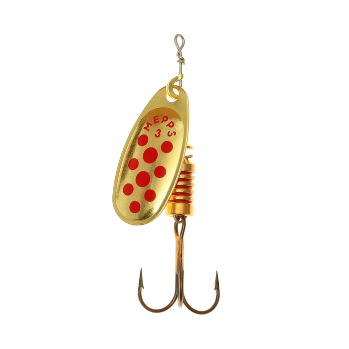 Блесна "MEPPS" Comet Decoree №3 G PTS Red