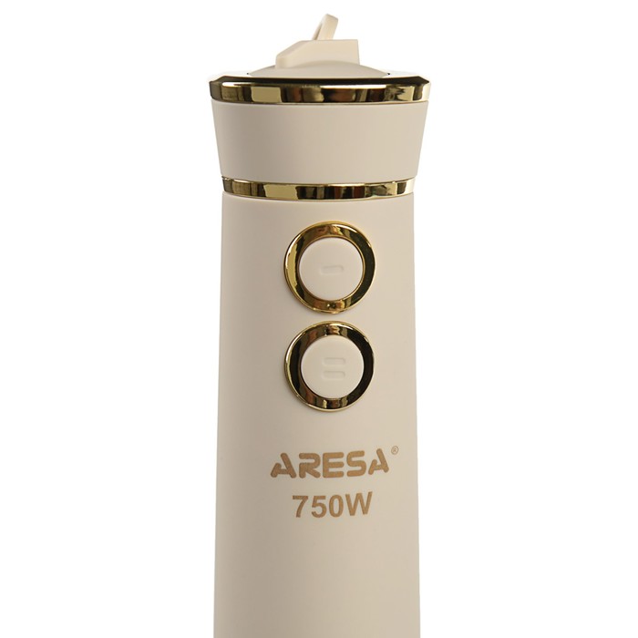 Блендер ARESA AR-1110, погружной, 750 Вт, механический, 2 скорости, белый