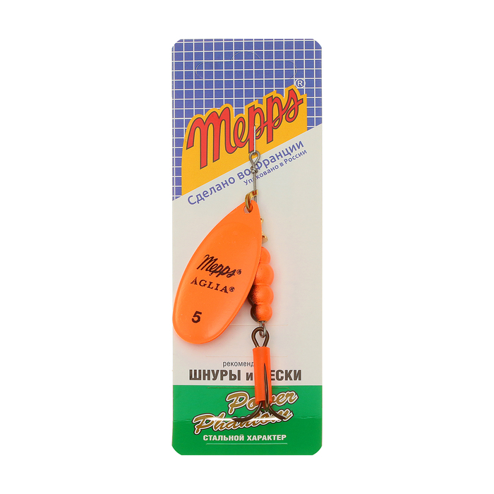 Блесна "MEPPS" Aglia Fluo №5 OR
