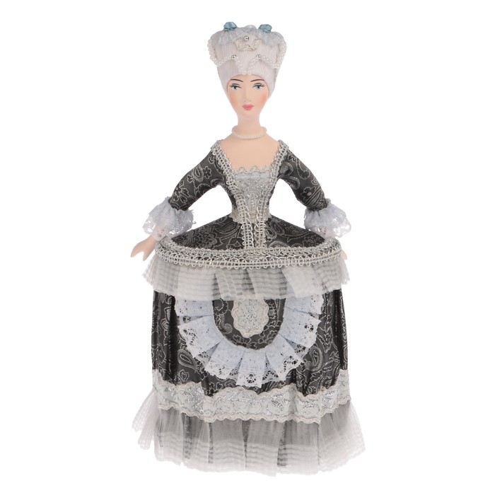 Сувенирная кукла-шкатулка "Костюм придворной дамы 18 в. Европа" 27 см МИКС