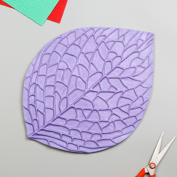 Молд пластик "Лист розы" 27,5х20,5 см