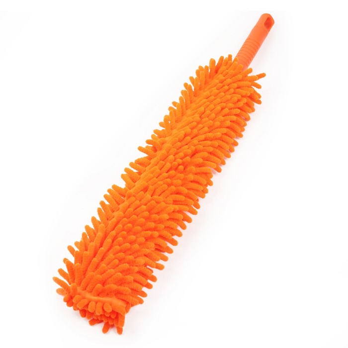 Щетка для уборки гибкая 57х6 см двусторонняя букля, цвет МИКС