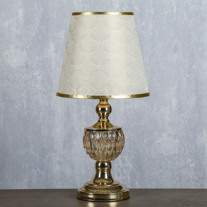 Лампа настольная "Опера" Е27 220В низ с подсветкой золото 47х28х28 см
