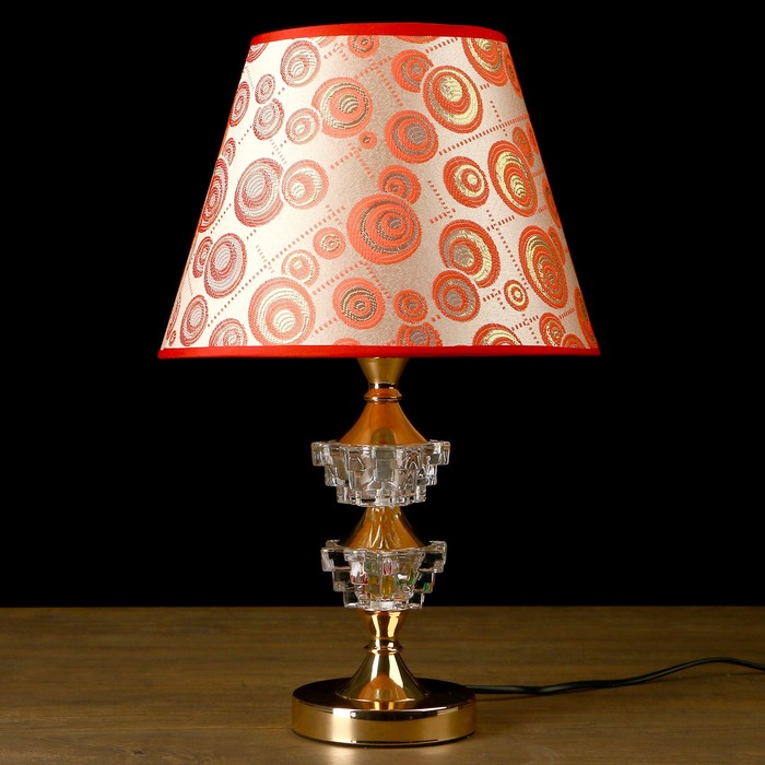 Лампа настольная "Чудо света" Е27 220В низ с подсветкой 43х28х28 см