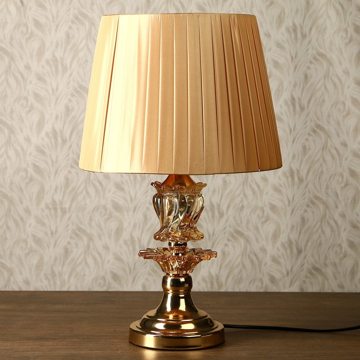 Лампа настольная "Аленький цветочек" Е27 220В низ с подсветкой 46х30х30 см