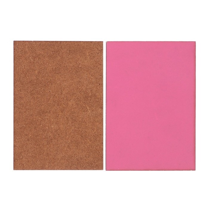 Бирка для творчества из МДФ "Прямоугольник  в ассорт." МИКС 13х9х0,3 см