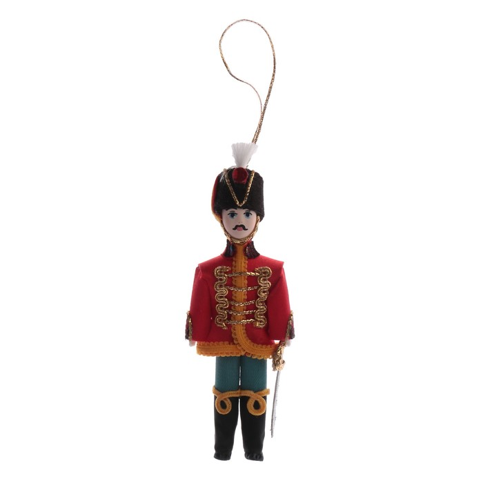Сувенирная кукла "Лейб-гусар (стилизация). Н 19 в. Россия" 13 см