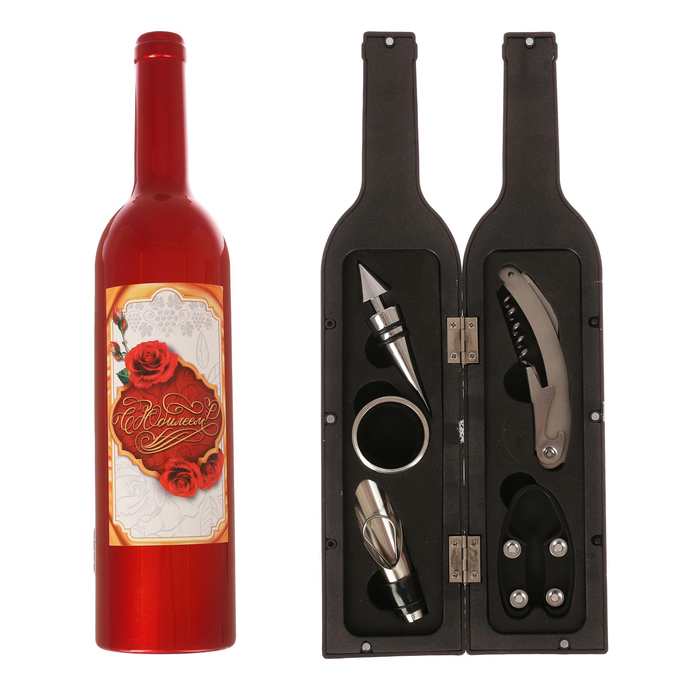 Набор для вина "Поздравляем с юбилеем"