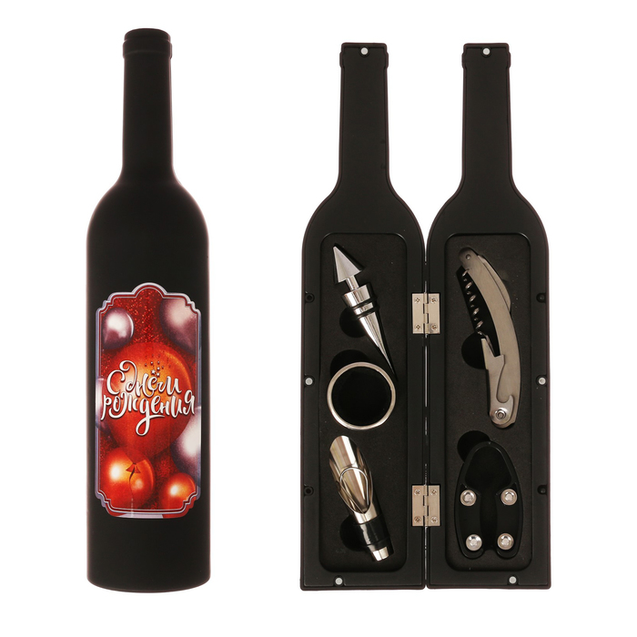 Набор для вина "С днем рождения"