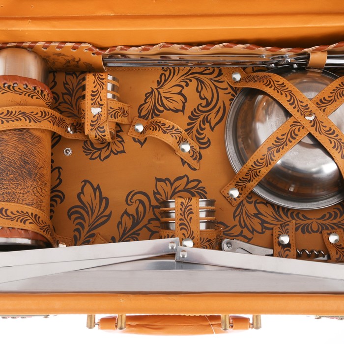 Набор в чемодане"Охота на кабана"УЦЕНКА (нет ножа)