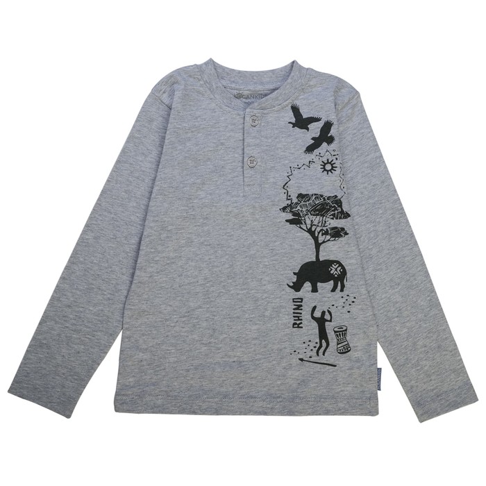 Джемпер для мальчика, рост 92 см, цвет серый меланж 122-315-22