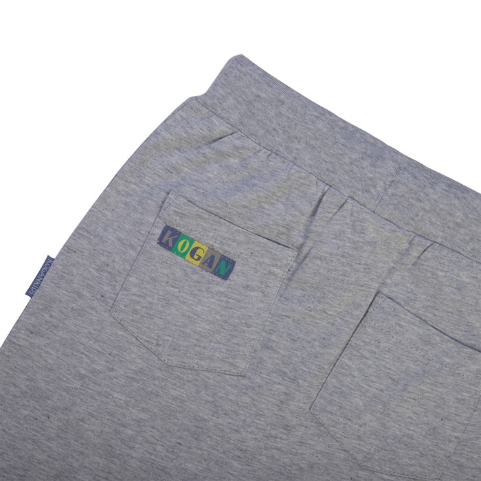 Бриджи для мальчика, рост 122 см, цвет серый меланж 122-336-22