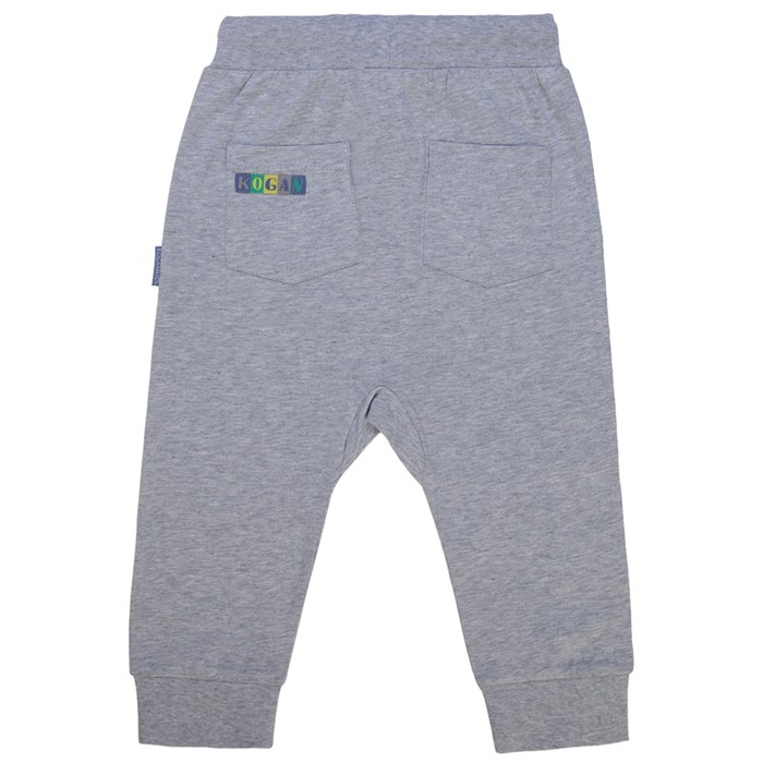 Бриджи для мальчика, рост 122 см, цвет серый меланж 122-336-22